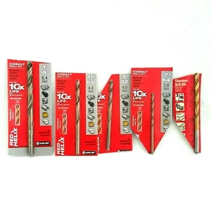  Menge 4 MILWAULKEE Kobalt Bohrer (10 x The Life of Black Oxide) BONUS * - Bild 1 von 7