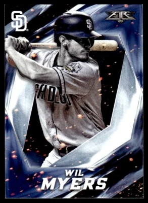 2017 Topps Fire Wil Myers San Diego Padres #87 - Image 1 of 2