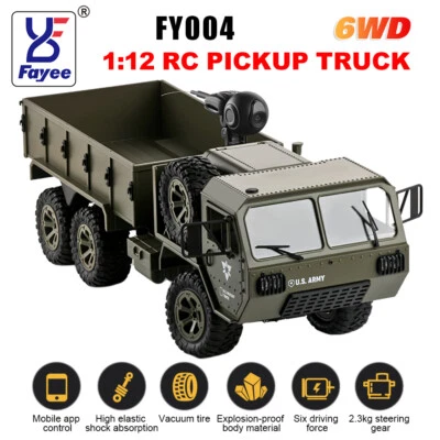 FAYEE FY004 Off-Road Crawler RC Car 1:12 6WD Climbing Pickup Truck Vehicle RTR - Image 1 of 4