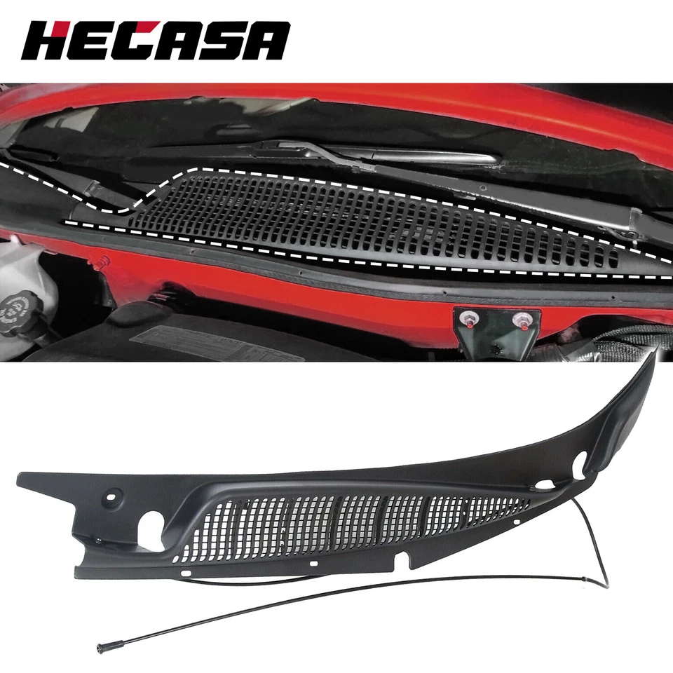 For 96-20 Chevy GMC Express Windshield Wiper Cowl Vent Cover Grille Left Side Foto 1 de 4