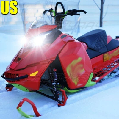 Faro LED bombillas altas/bajas 12v para moto de nieve Polaris XC-SP 700: 1999-2005 Foto 1 de 4