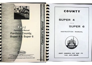 Manual de operadores de tractor Ford FORDSON COUNTY Super 4, 6 partes de uso de tractor - Imagen 1 de 10