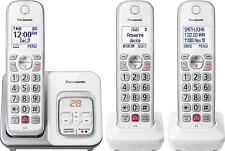 Panasonic - KX-TGD833W DECT 6.0 Expandable Cordless Phone System with Digital...