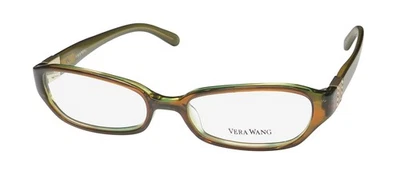 NUEVAS GAFAS VERA WANG V165 BORDE COMPLETO PLÁSTICO MUJER RECTANGULARES OL 50-16-140 Foto 1 de 4