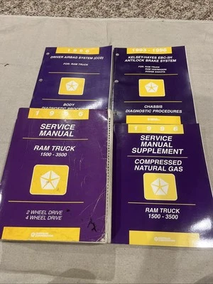Manual de servicio Mopar L, camioneta Ram, diagnóstico de carrocería/chasis, 1993-1996, Foto 1 de 4