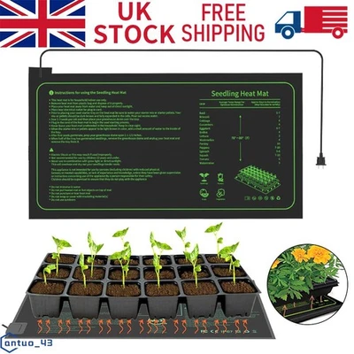 Seedling Heating Mat Seed Germination Starter Sprout Plant Greenhouse Cloning UK - Image 1 of 4