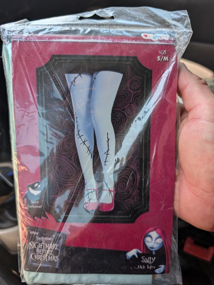 Disney Pesadilla Antes de Navidad Medias Sally Disfraz Halloween  Foto 1 de 1