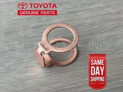 Новый подлинный Toyota гидроусилитель руля давление подачи шланг банджо прокладка 4432712010 OEM - Изображение 1 из 4