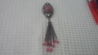 broche ancienne avec pierres - Photo 1/4