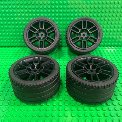 Lego Technic Wheels 49294 (56mm D x 34mm) and Tires 44771 (68.8 x 36 ZR) Racing - Image 1 of 4