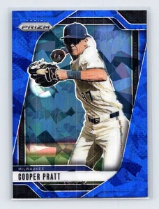 Cooper Pratt Milwaukee Brewers 2025 Panini Prizm #6 Blue Ice Prizm - Bild 1 von 2