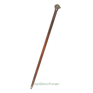 Time Companion Walking Stick w/ Clock Wooden Gentleman's Watch Hiking Cane New - Picture 1 of 4