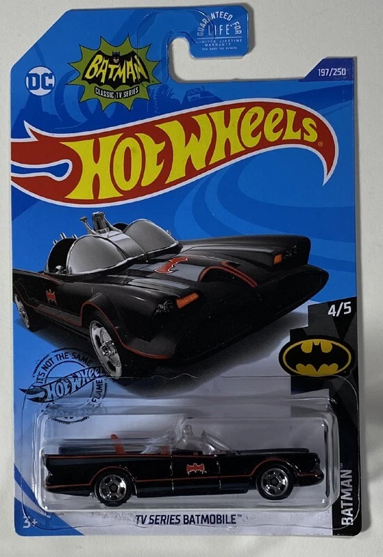 Hot Wheels BATMAN Classic tv series Batmobile 197/250, 4/5 Red missile launcher - Image 1 of 1