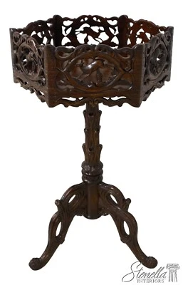 F68248: Black Forest Style Carved Pedestal Table - Image 1 of 4