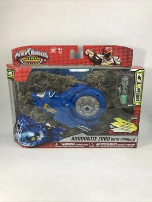 Power Rangers Dino SuperCharge Ammonite Zord with Charger MMPR Bandai 2015 - Image 1 of 4