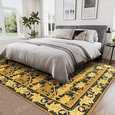 William Morris Cecil Gold Handmade Tufted Woolen Area Rugs & Carpet - Image 1 of 4