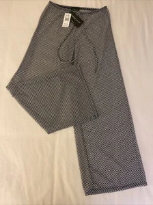 Jordan Taylor Beach/Pool Swimsuit Cover Up Mesh Black & White Pants Size: Large - Picture 1 of 4