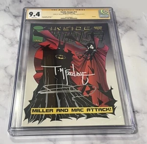 1994 Inside Image 13 Batman & Spawn CGC 9.4 SS McFarlane & Miller Signatures! - Picture 1 of 4