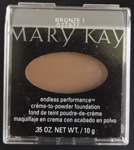 New Mary Kay Endless Performance Creme to Powder Foundation Bronze 1 ~ Fast Ship - Picture 1 of 2
