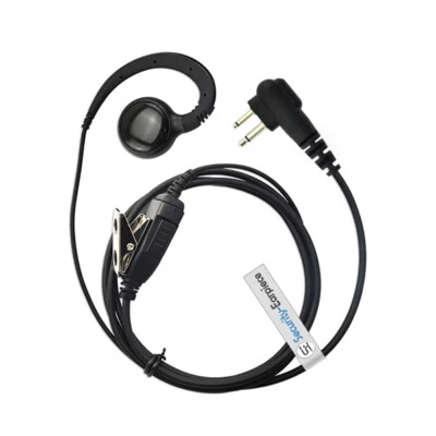 2 PIN C-FORM SCHWENKBARES RADIO HEADSET OHRSTÜCK FÜR MOTOROLA RADIO  - Bild 1 von 4