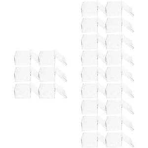 6Pcs Small Portable Transparent Box Transparent Cake Box Clear Cake Box Decorate - Bild 1 von 12