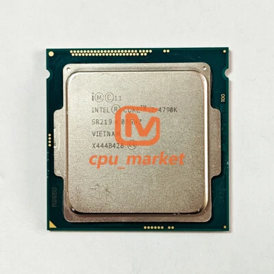 Intel Cores i7-4790K SR219 4GHz 4 Cores 8 Threads 8MB 88W LGA1150 CPU Processor - Image 1 of 2