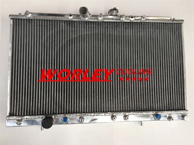 5ROW Aluminum Radiator FOR Mitsubishi Galant VR-4/VR4 EC5A/EC5W 6A13TT AT 96-03 Foto 1 de 4