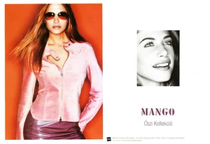 MANGO magazine AD #47 RARE 2005 OOP foreign hot SEXY model 2 PGS - Imagen 1 de 1