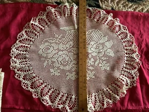 23” Crocheted Doilies - Picture 1 of 1
