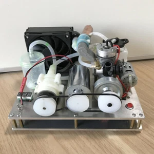 Mini 2-Stroke DIY Micro Generator Motor Toy Water Cooling Methanol Engine Model - Bild 1 von 7