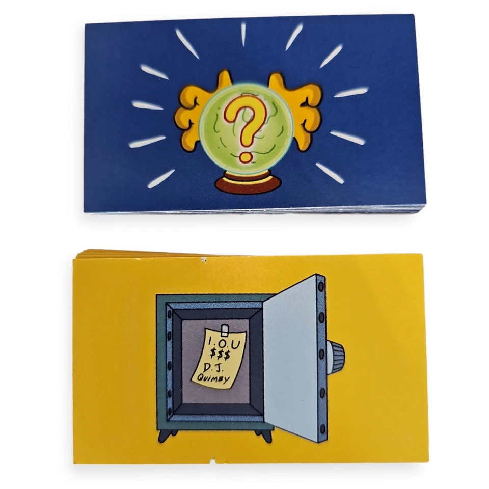 Juego de mesa Monopoly Los Simpson (2001): solo cartas de comunidad/oportunidad de repuesto Foto 1 de 3