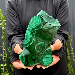 1.7LB Natural Malachite Flake Quartz Crystal Luster Mineral Samples Healing - Picture 1 of 12