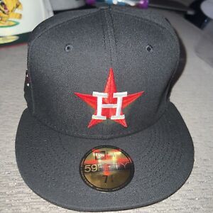 EXCLUSIVE FITTED HOUSTON ASTROS 1986 ASG PATCH HAT RED BOTTOM SIZE 7 3/4