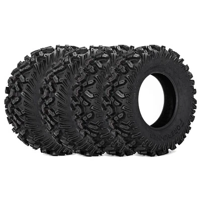 Set 4 25x10-12 25x8-12 6PR ATV UTV Tires 25x8x12 25x10x12 All Terrain Heavy Duty - Image 1 of 4
