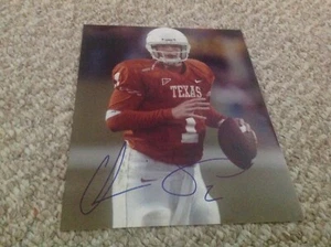 Chris Simms Texas Longhorns Hand Signed 8x10 Photo Autographed - Picture 1 of 1