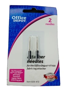 Office Depot Marke Ersatznadeln für Stoffanhänger Befestigung FT100 2er Pack - Bild 1 von 3