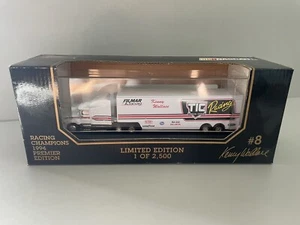 RACING CHAMPIONS 1:87 DieCast 1994 TRANSPORTER #8 Kenny Wallace - Picture 1 of 11