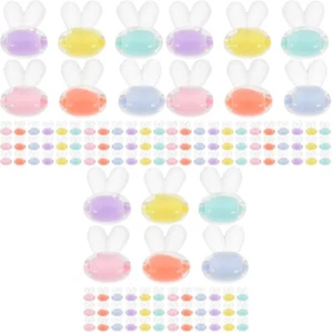 100 pezzi perline colorate fai da te forma di coniglietto perline opzione regalo fornitura artigianale - Foto 1 di 12