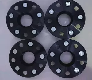 CMO FORGED 4pcs Wheel Spacers 5X114.3 - 5X114.3-56 12X1.25-15mm 150 Black - Picture 1 of 5