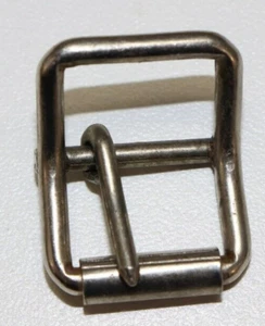 small silver vintage roller buckles fits 5/8"strap each E976 - Picture 1 of 3