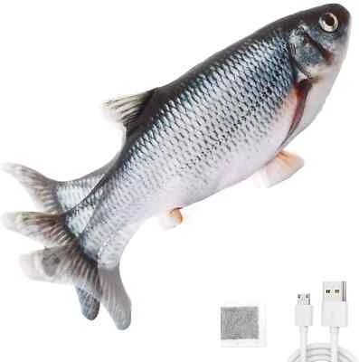 PawfectPals Touch Sensitive Floppy, Moving,Fish Dog Cat Toy with Catnip (Carp) - Image 1 of 4