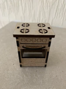 Dolls House MDF Oven & Hob - Picture 1 of 6
