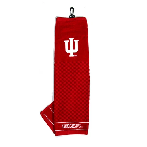 Indiana Hoosiers Tri-Fold Golf Bag Towel - Officially Licensed Course Club Cover