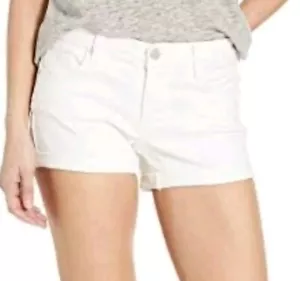 NUEVO CON ETIQUETAS BLANK NYC Fulton Pantalones Cortos Enrollables Vodka Soda Blanco Denim ¡Talla 31! - Imagen 1 de 7