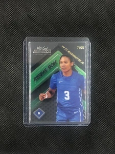 2021-22 WILD CARD ALLUMINATION - TY TY WASHINGTON - RISING SON GREEN #d/75 - Foto 1 di 3