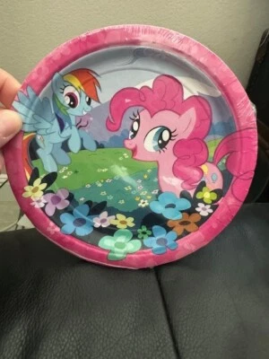 My Little Pony Friendship Dessert Plates Birthday Party Supplies 8ct. New!!! - Image 1 of 2