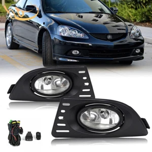 Ajuste 2005 Acura RSX 2006 lente transparente halógena luz antiniebla frontal con interruptor - Imagen 1 de 18