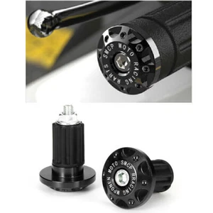 1x Embouts de guidon cross plat Noir Moto Universel Diamètre 7/8'' 22MM - Picture 1 of 6