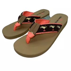 Margaritaville Flip Flops Womens Coral Cushioned Thong Sandal Rita Time Tropical - Picture 1 of 24