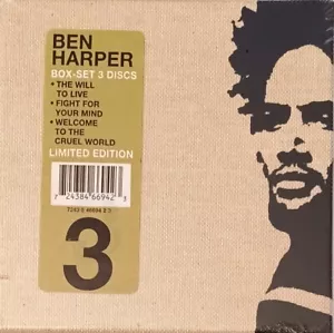BEN HARPER - SELF TITLED - BOX SET - 3 DISCS + HYPE STICKER - LIM. ED. - SEALED - Picture 1 of 1